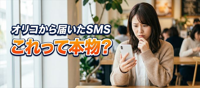 オリコから送られてきたSMSは本物？